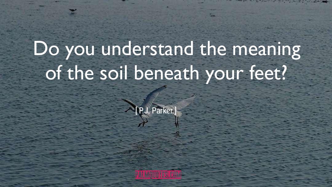 Fertile Soil quotes by P.J. Parker