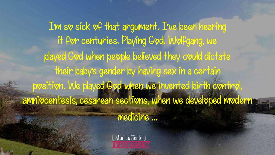 Fertilization quotes by Mur Lafferty