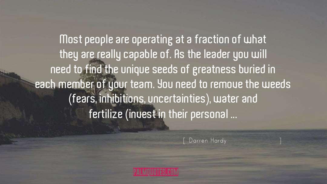 Fertilize quotes by Darren Hardy