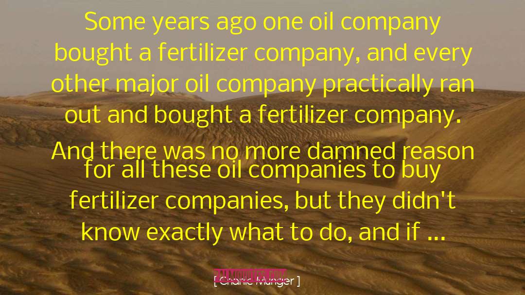 Fertilizer quotes by Charlie Munger