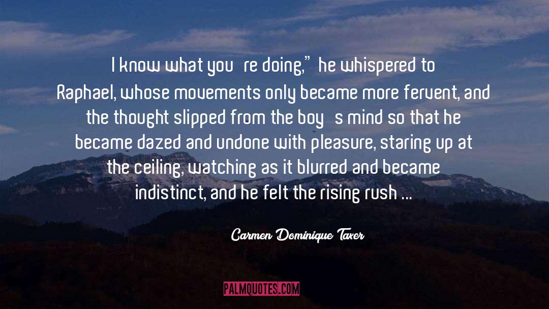 Fervent quotes by Carmen Dominique Taxer