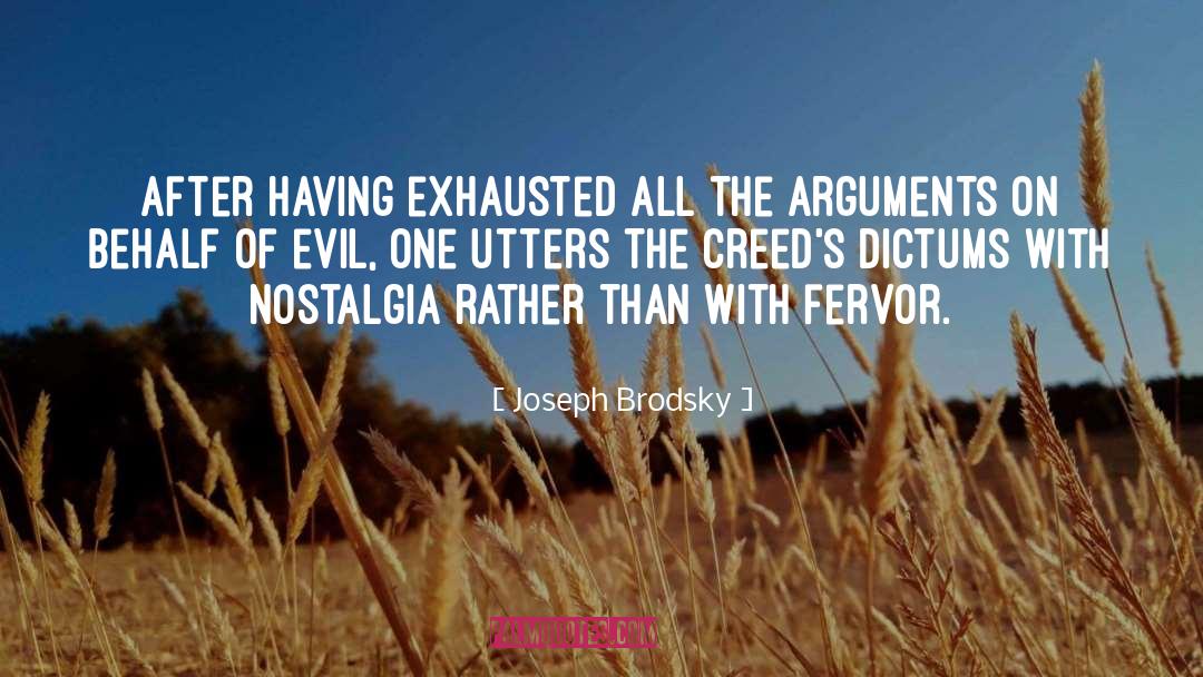 Fervor quotes by Joseph Brodsky