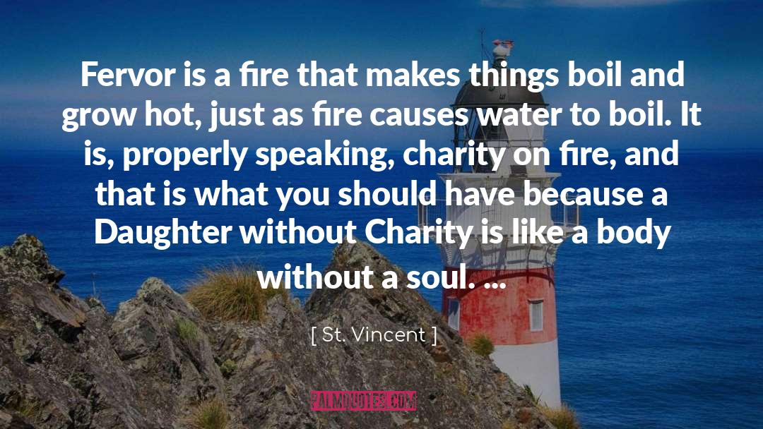 Fervor quotes by St. Vincent