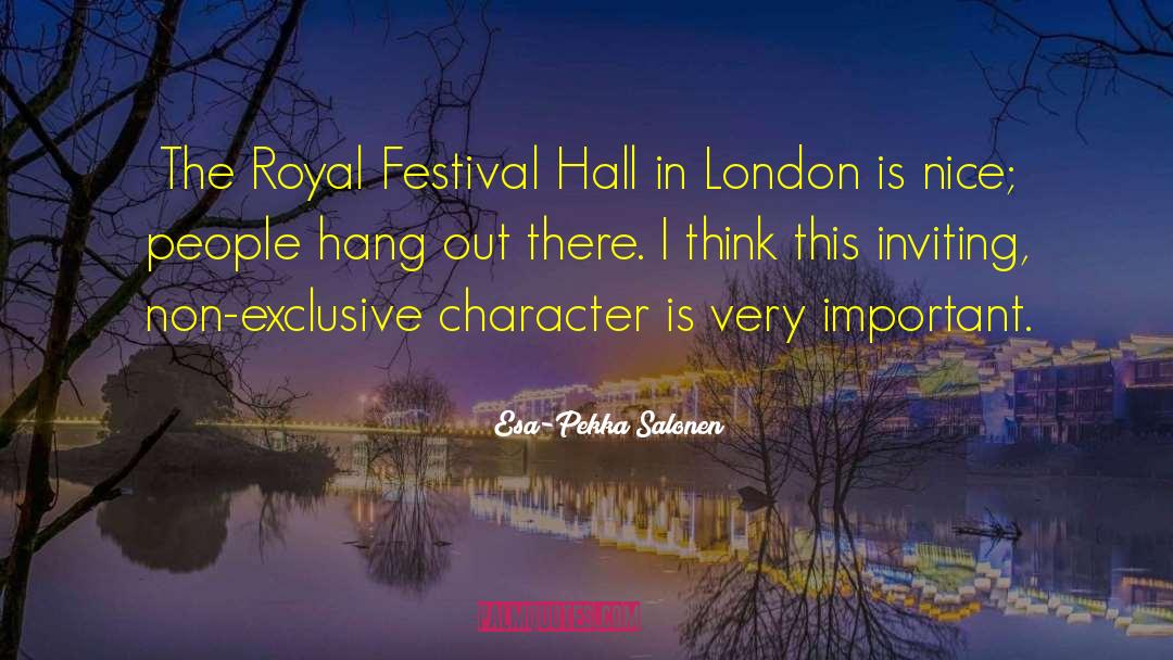 Festival quotes by Esa-Pekka Salonen