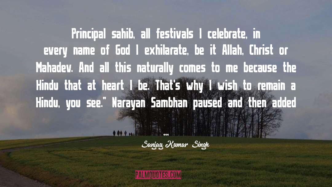 Festivals quotes by Sanjay Kumar Singh