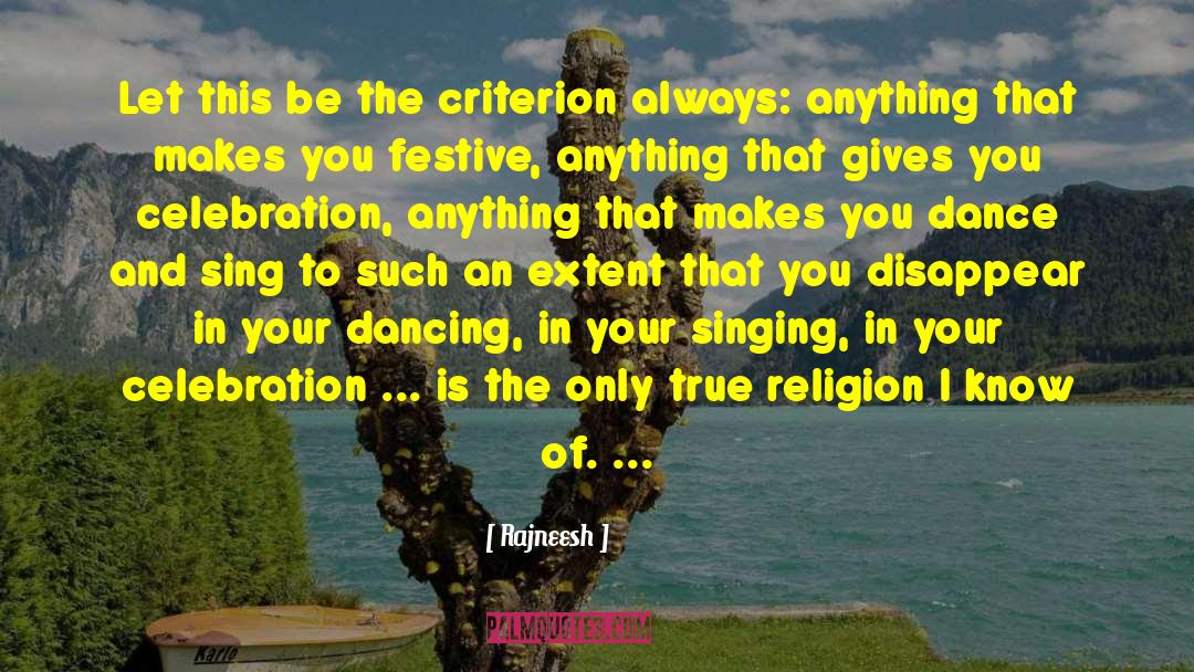 Festive quotes by Rajneesh