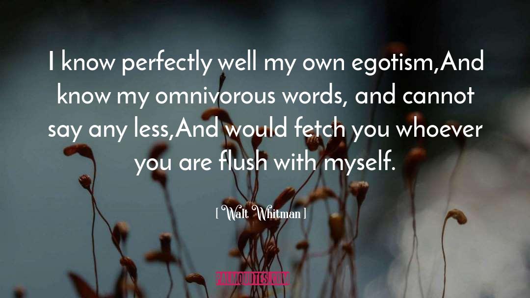 Fetch quotes by Walt Whitman