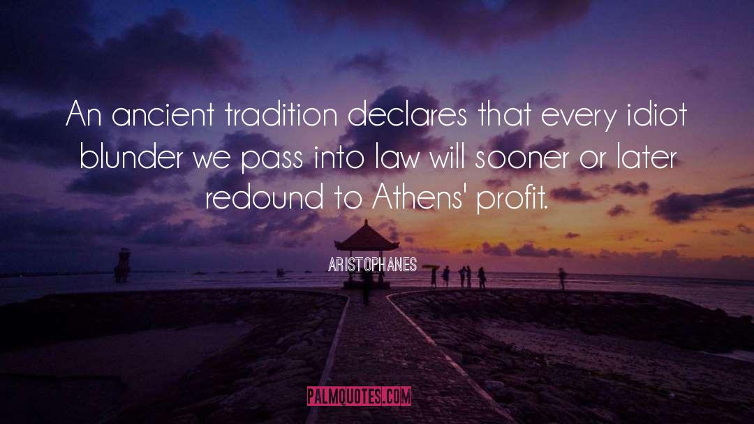 Fetchit Athens quotes by Aristophanes