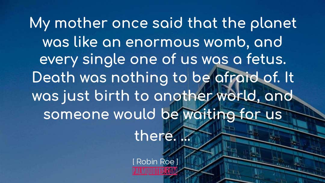 Fetus quotes by Robin Roe
