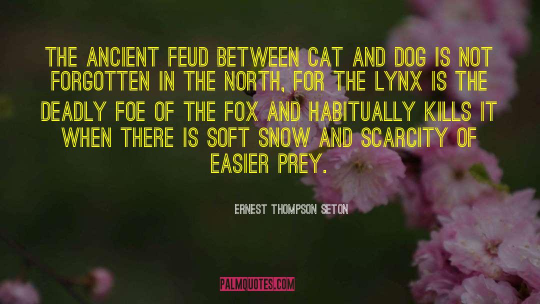 Feud quotes by Ernest Thompson Seton