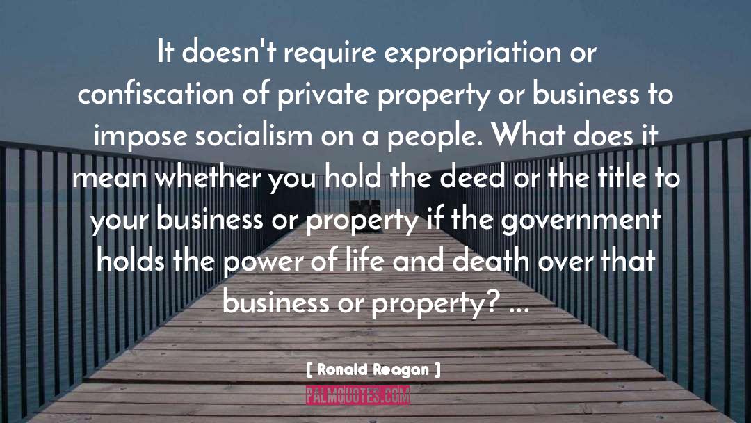 Feudal Socialism quotes by Ronald Reagan