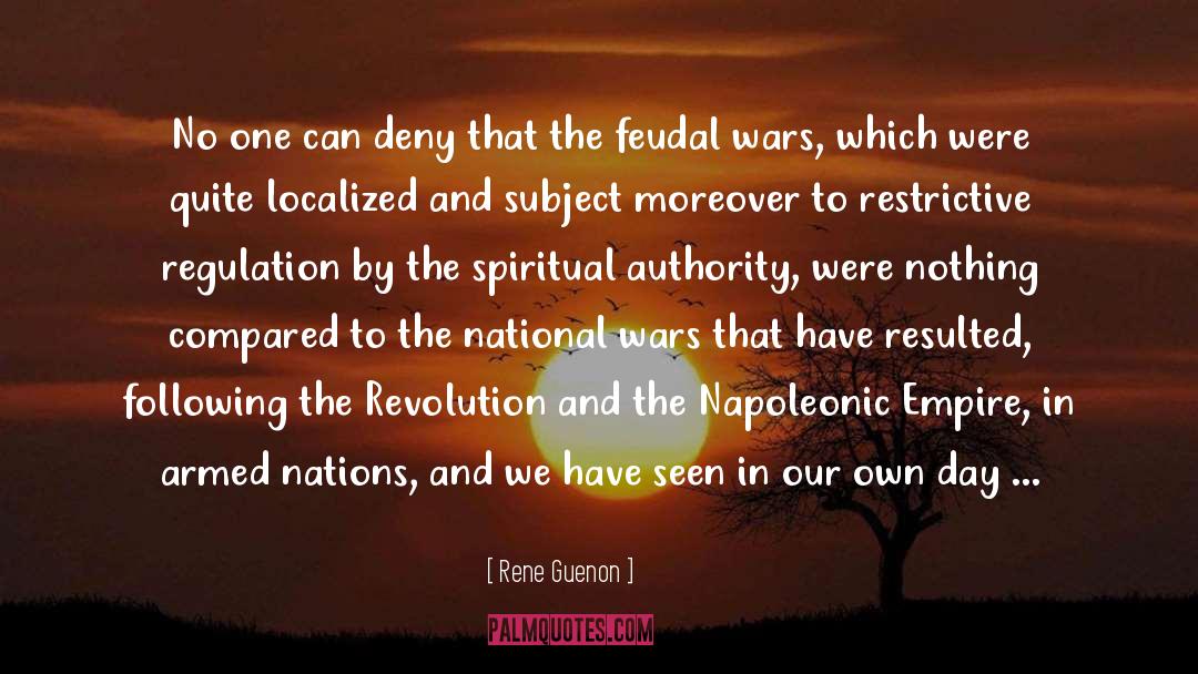 Feudal War quotes by Rene Guenon