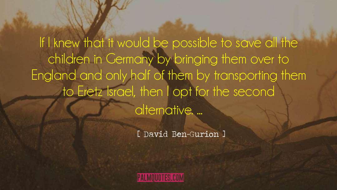 Few Opt quotes by David Ben-Gurion