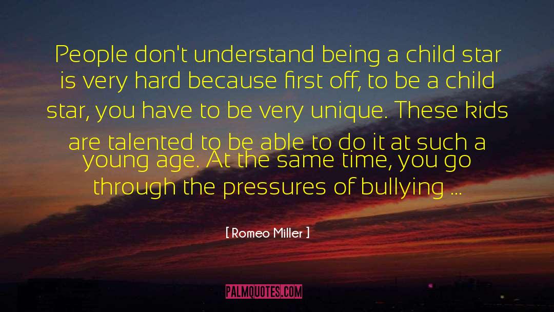 Few Talented quotes by Romeo Miller