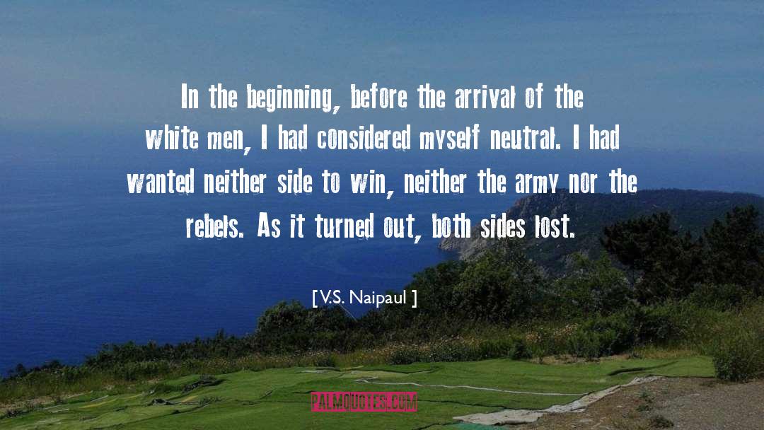 Fiance In Army quotes by V.S. Naipaul