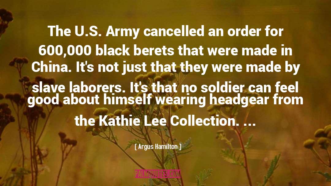 Fiance In Army quotes by Argus Hamilton