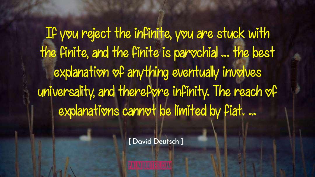 Fiat quotes by David Deutsch