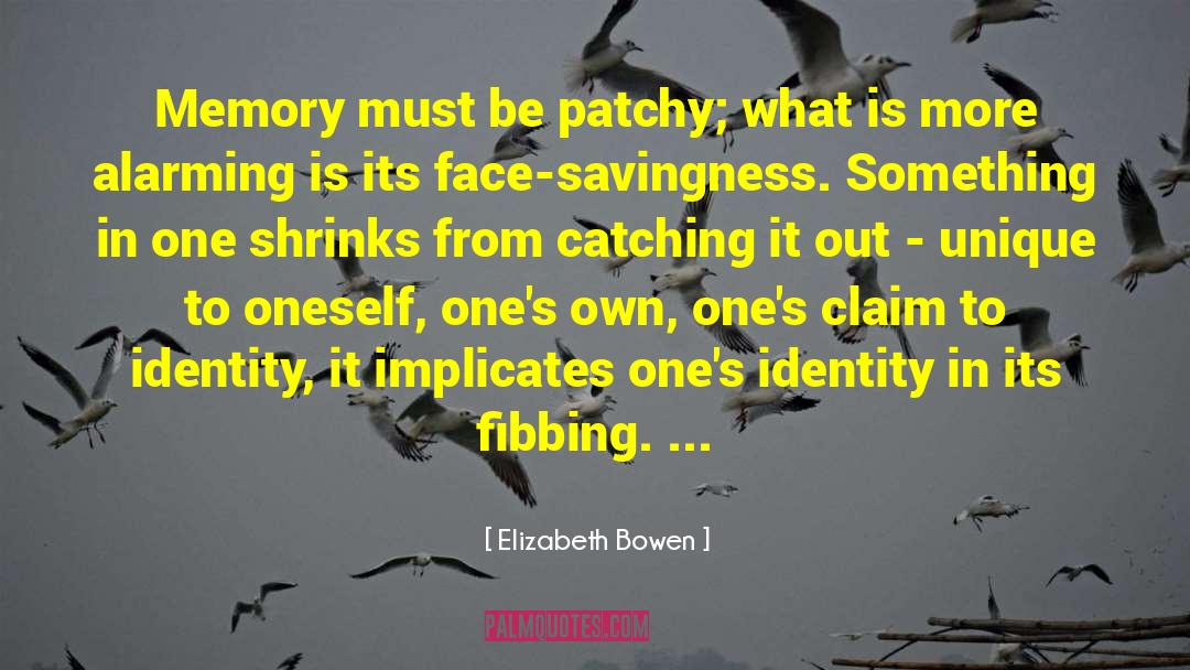 Fibbing quotes by Elizabeth Bowen