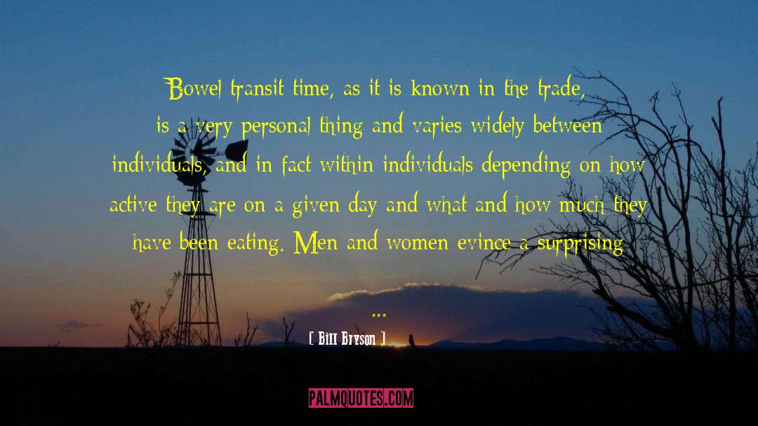 Fiber quotes by Bill Bryson