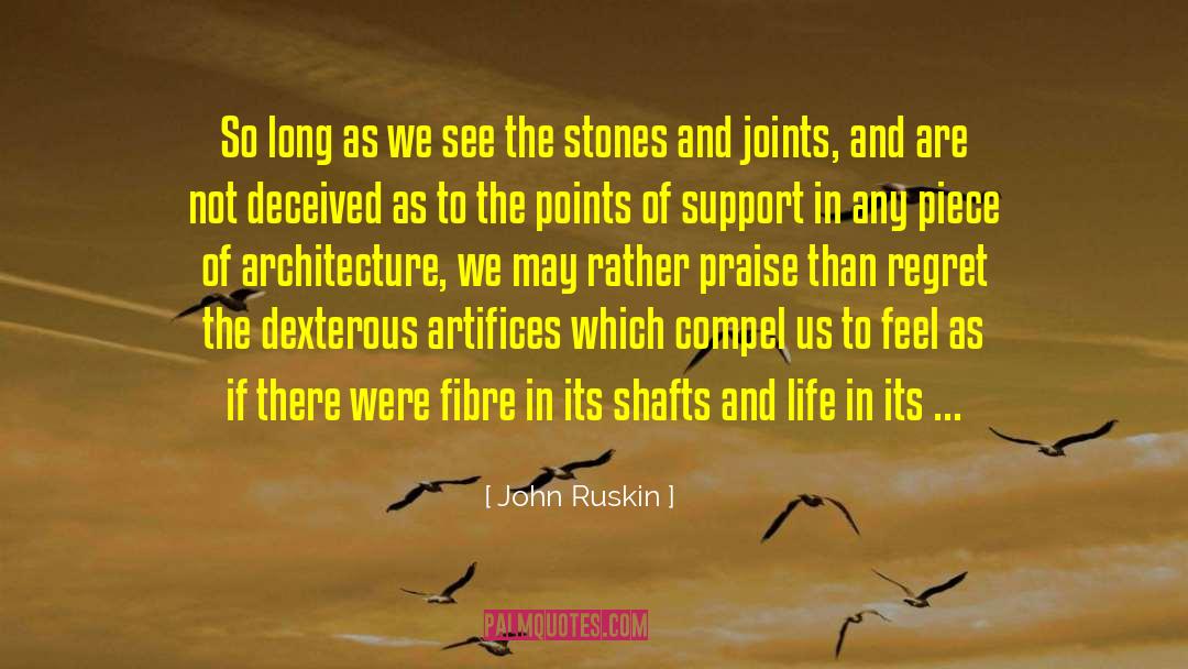 Fibre Optics quotes by John Ruskin