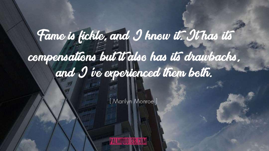 Fickle quotes by Marilyn Monroe