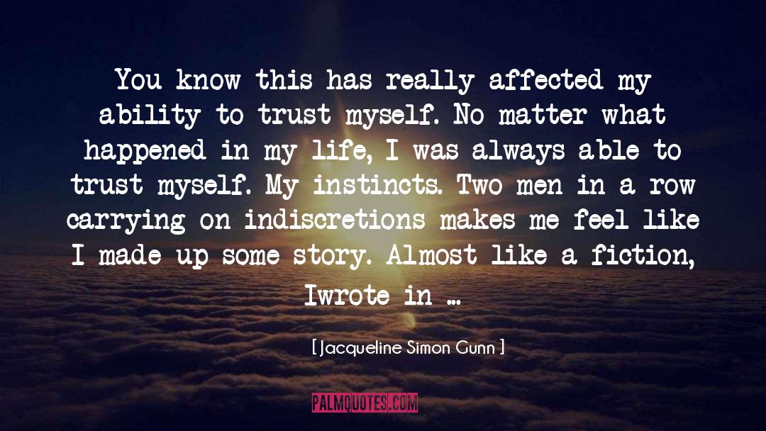 Fiction Food For Though quotes by Jacqueline Simon Gunn