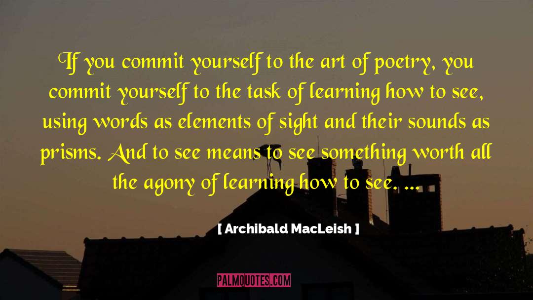 Fiction Of Art quotes by Archibald MacLeish
