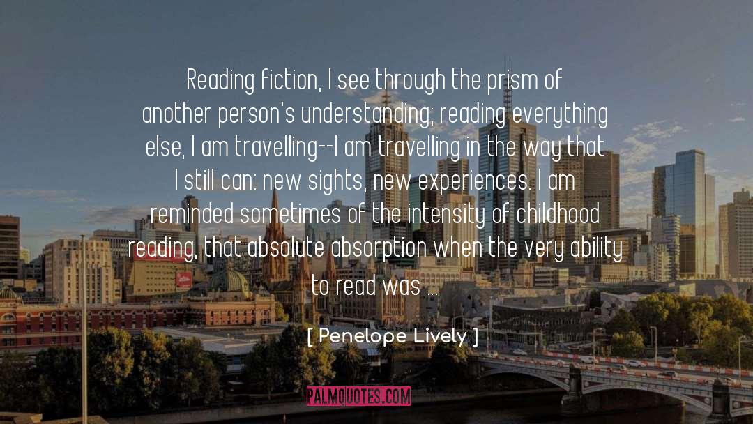 Fiction Reading quotes by Penelope Lively