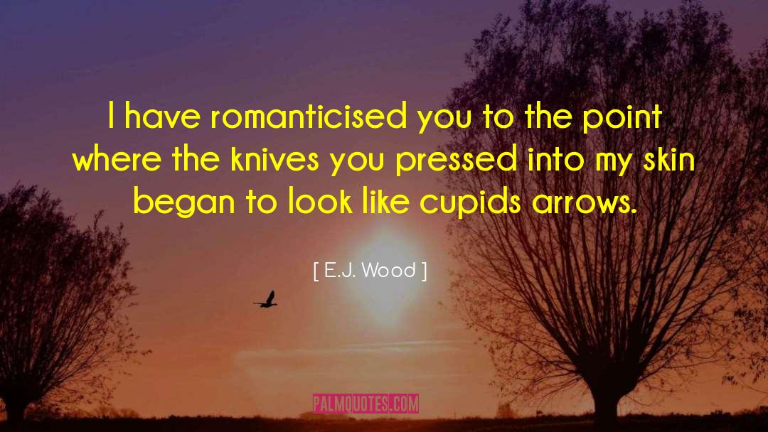 Fiction Romance quotes by E.J. Wood