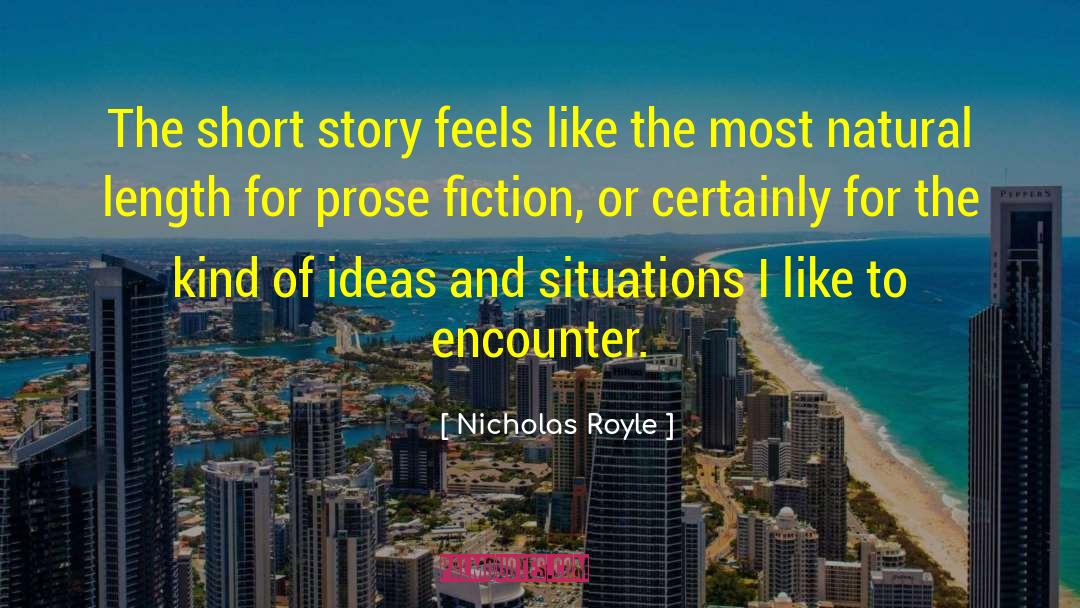 Fiction Stories quotes by Nicholas Royle