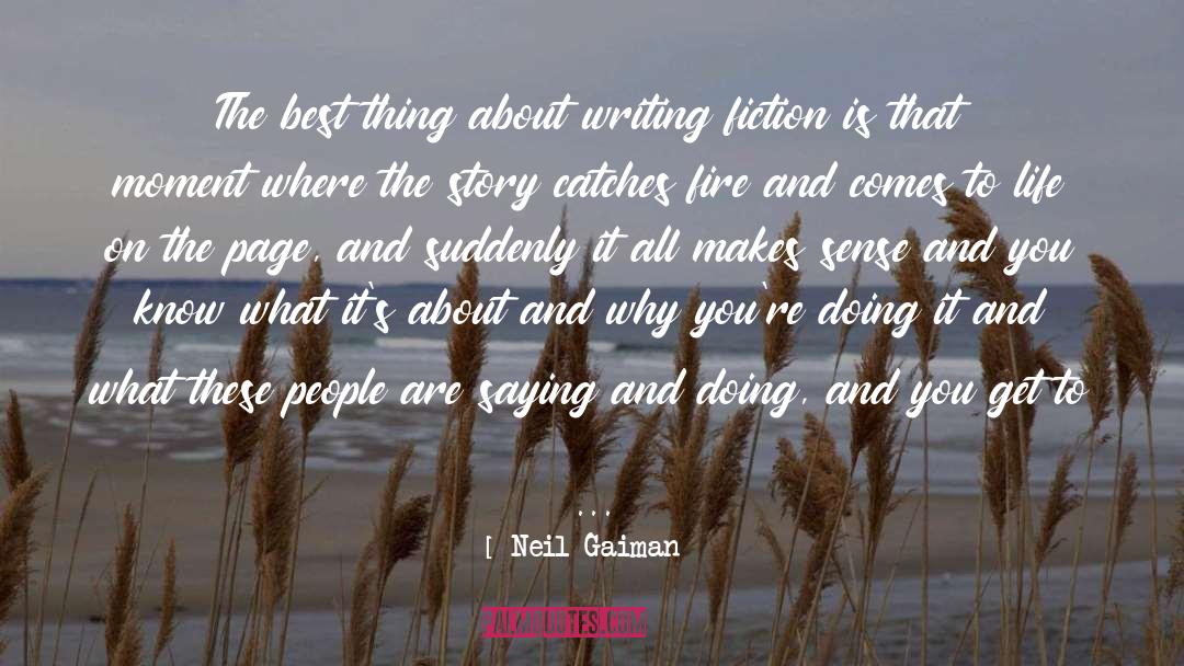 Fiction Stories quotes by Neil Gaiman