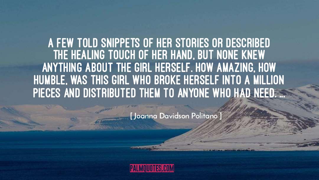 Fiction Stories quotes by Joanna Davidson Politano