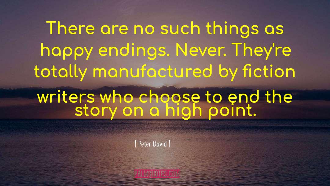 Fiction Stories quotes by Peter David