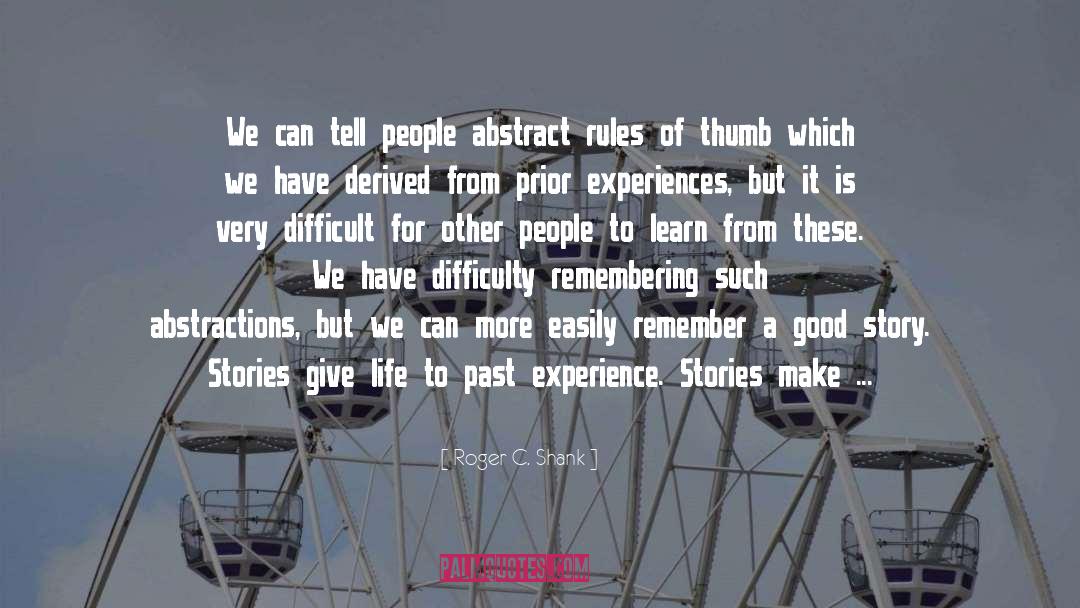 Fiction Stories quotes by Roger C. Shank