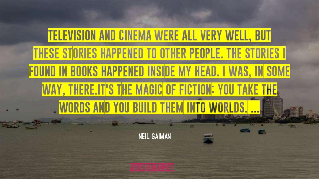 Fiction Stories quotes by Neil Gaiman