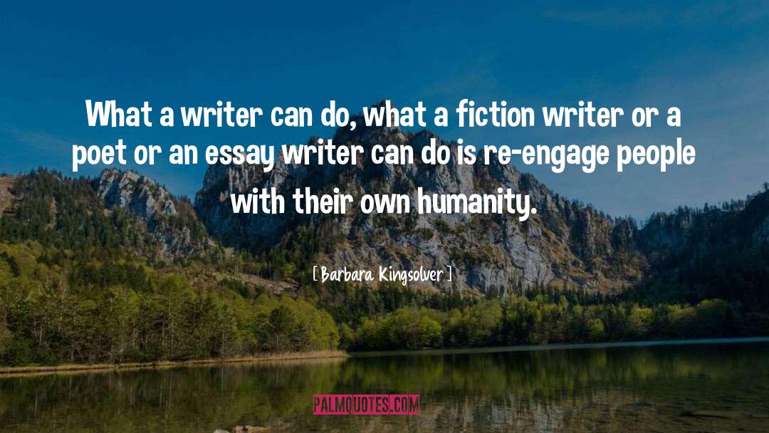Fiction Writers quotes by Barbara Kingsolver