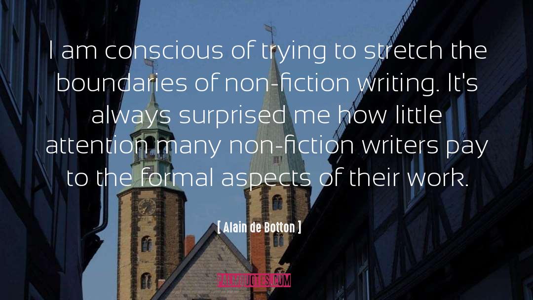 Fiction Writers quotes by Alain De Botton