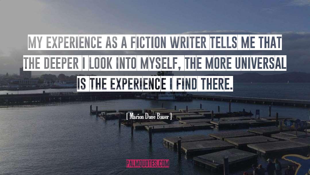 Fiction Writers quotes by Marion Dane Bauer