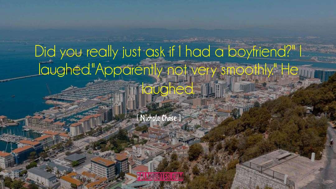 Fictional Boyfriend quotes by Nichole Chase