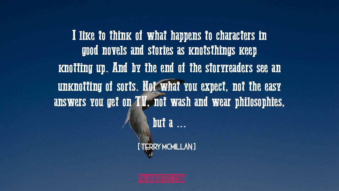 Fictional Characters On Writing quotes by Terry McMillan