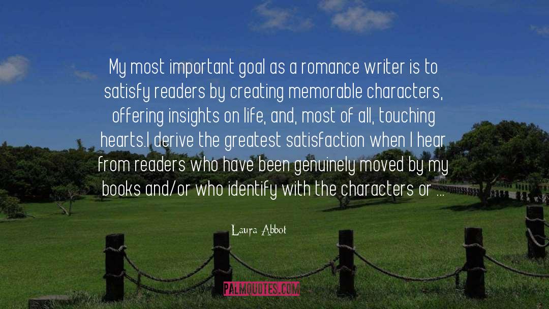 Fictional Characters On Writing quotes by Laura Abbot