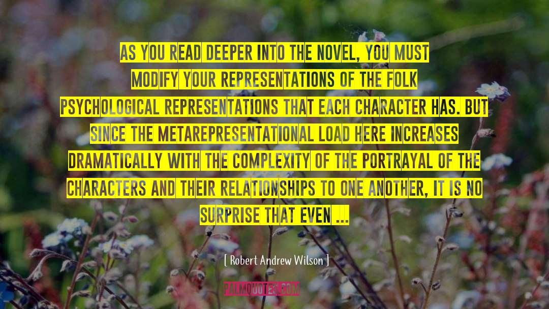 Fictional Characters quotes by Robert Andrew Wilson