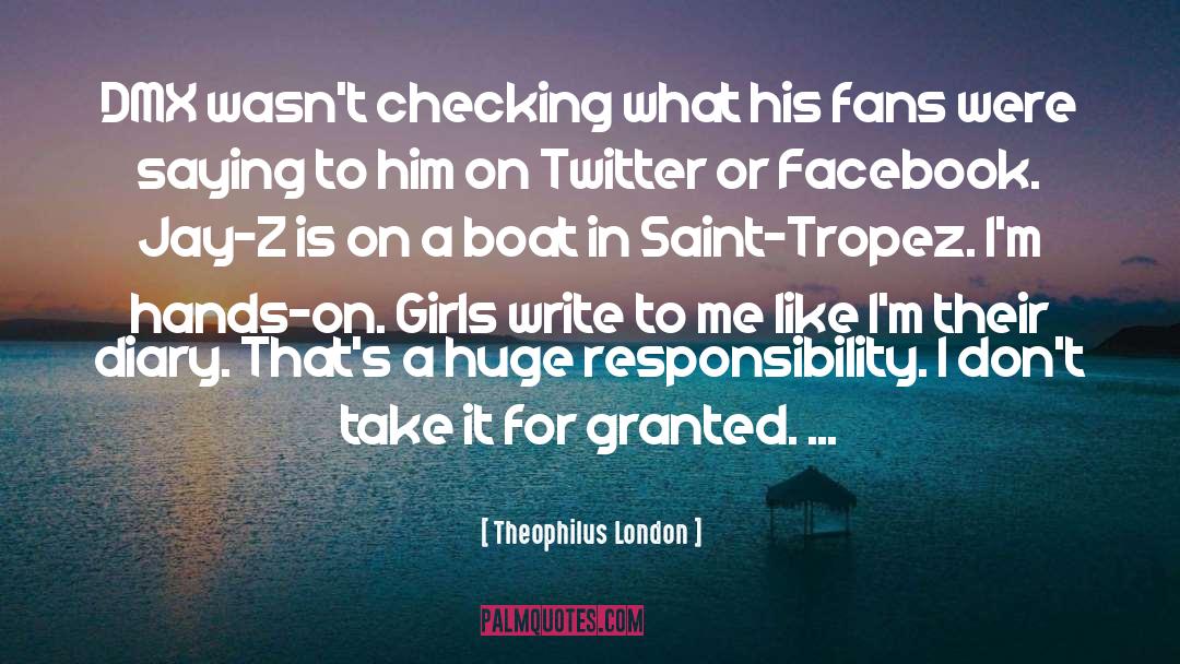 Fictional London quotes by Theophilus London