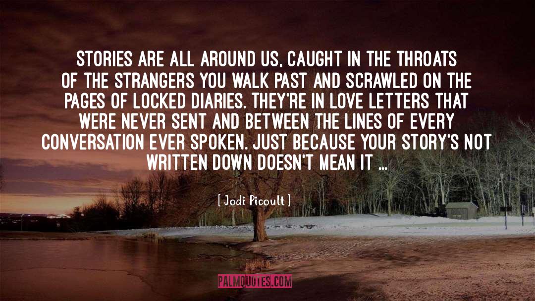 Fictional Stories quotes by Jodi Picoult