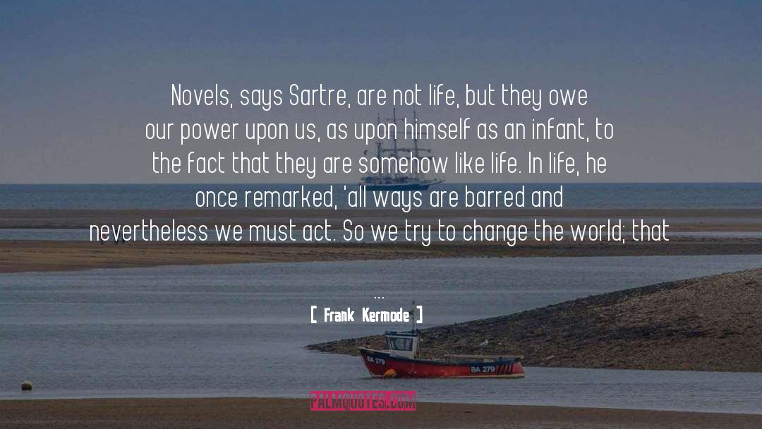 Fictive quotes by Frank Kermode