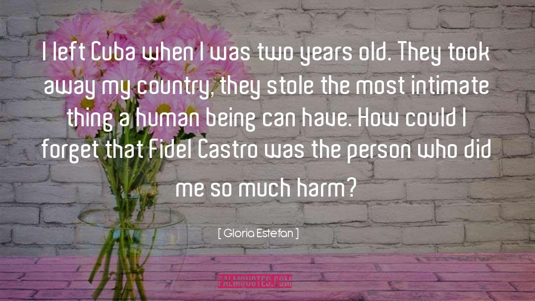 Fidel Castro quotes by Gloria Estefan