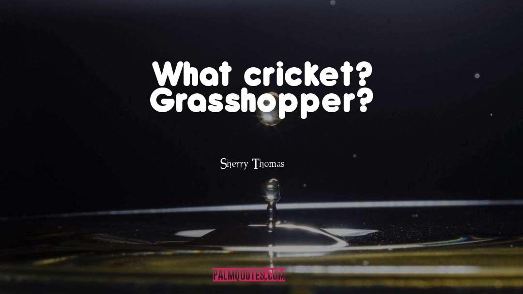 Fielding Cricket quotes by Sherry Thomas
