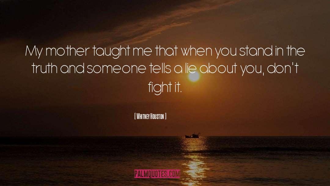 Fierce Fighting quotes by Whitney Houston