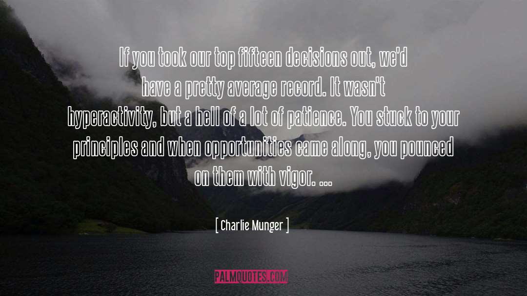 Fifteen quotes by Charlie Munger
