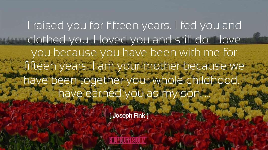 Fifteen Years quotes by Joseph Fink